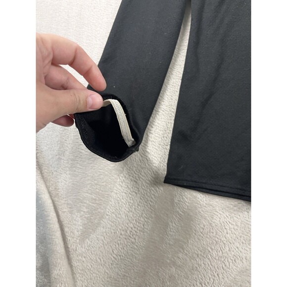 Patagonia Capilene 3 Top Womens Medium Black Quarter Zip Mid Weight Base Layer - Picture 4 of 6